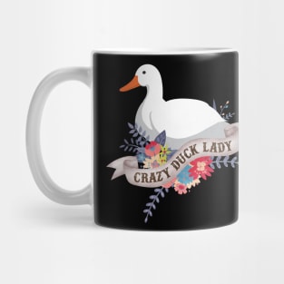 Crazy Duck Lady Mug